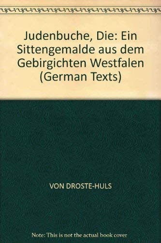 Die Judenbuche (German Edition) 0631158413 Book Cover