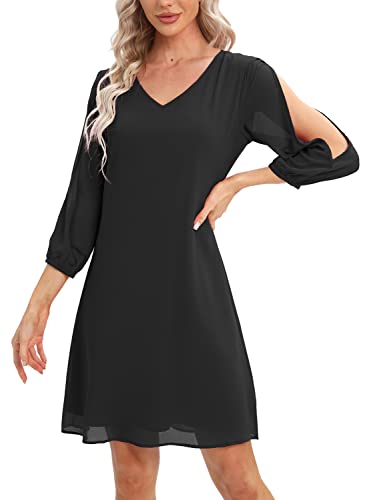 Cobciecs Abendkleid Kurz Lässig Festliche Kleider zur Hochzeit für gäste...