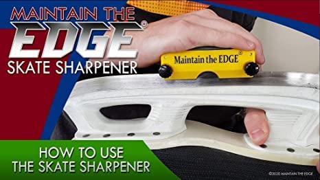 Maintain The Edge Handheld Hockey Ice Skate Sharpener (1/2" Radius Of Hollow) #TOP5