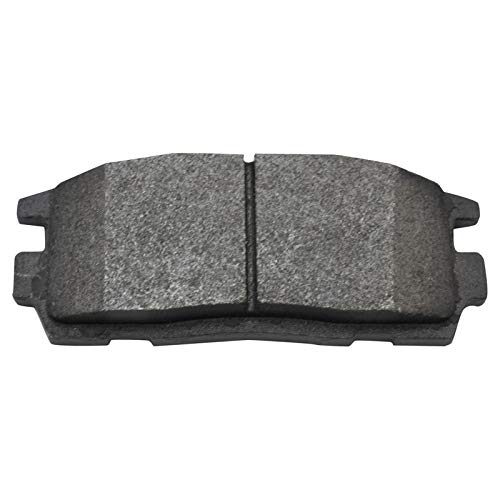 Image of TRQ Performance Rear Performance Brake Pad & Rotor Kit Semi-Metallic Premium G-Coated Compatible with 2010-2017 Chevrolet Equinox GMC Terrain