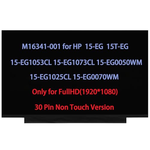 Image of 15.6 inch Replacement for MSI GF63 Thin 9SC-614 10SC-222US MS-16R1 MS-16R3 MS-16R5 LCD Screen Replacement Display Panel FHD 60Hz (Only for Non Touch 30 pins)