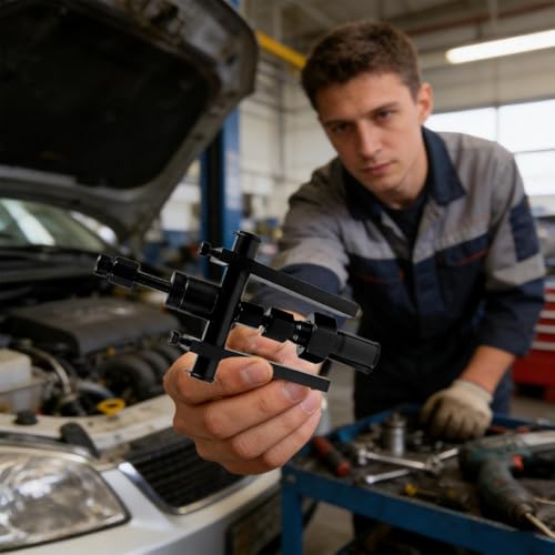 Extracteur de roulement moto à ajustement précis pour trou borgne - 2
