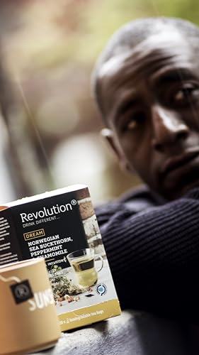 REVOLUTION TEA® Norwegian Chamomile Tea Bags [THE ORIGINAL] – Norwegian Sea Buckthorn, Peppermint & Chamomile - Herbal Tea Blend - Premium Full Leaf Tea - Biodegradable - Caffeine Free – 20 Bags - Thumbnail 4