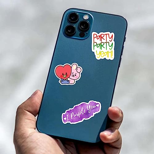 Image of Zesta Aesthetic Stickers for Laptop /Waterproof Anime Decal for Books /Vinyl Sticker for Fridge /Easy to Use Korean Car Sticker Kawaii Cute Stickers (POP Culture)