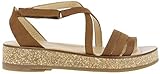 El Naturalista 5592 Tuelbend Sandales à lanières pour femme Sandales d'été confortables plates en bois Marron