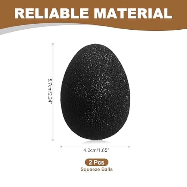 PATIKIL Hand Exercise Balls, Squeeze Balls Stress Ball for Adults Grip Strengthening Occupational Equipment
