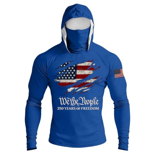 Sudadera con capucha para hombre en talla grande XXXL, comodidad deportiva en color azul