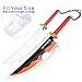 Zisu Two Tengen Swords, About 31 inches, Hashira Pillars & Tengen Uzui Sword Katana for Cosplay Purpose, Anime Sword with Original Texture