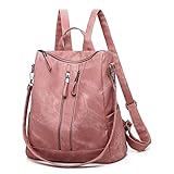 ROOSALANCE Backpack Purse for Women, Fashion Women Backpack Purse Convertible Shoulder Bags Handbags