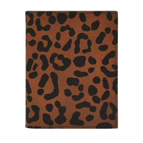 Fossil Passport Case Wallet, Leopard