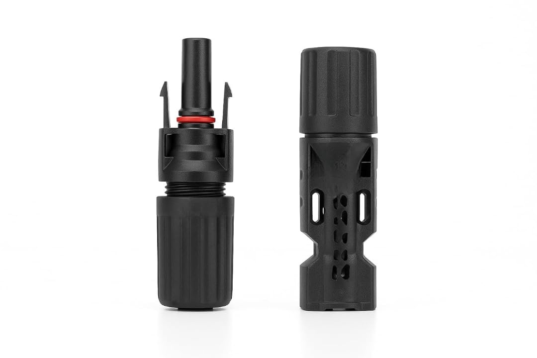 MC4 Solar Connector – Pack of 10 Sets 1000V 30A Capacity IP67 Waterproof UV Resistant Flame Retardant UL94-V0 Male & Female Pair 10/12 AWG PV Cables Solar Panel Connector Kit-image-21
