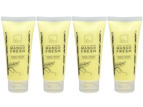 LA MISTT Crema de Manos Mango Fresh con Matenca de Karité 400 ml | Crema Reparadora para Manos Agrietadas y Secas