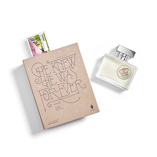 Fictions Perfume Spray for Women - London, She Knew He Was Forever - Fresh Floral Perfume with Book Gift Box - Intoxicating Feminine Scent 1.7 oz 50 ml