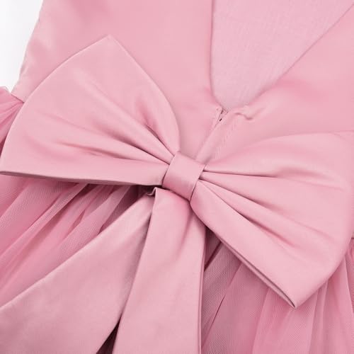 Image of JerrisApparel Flower Girls Dress Wedding Satin Dresses Princess Birthday Party Prom Ball Gown