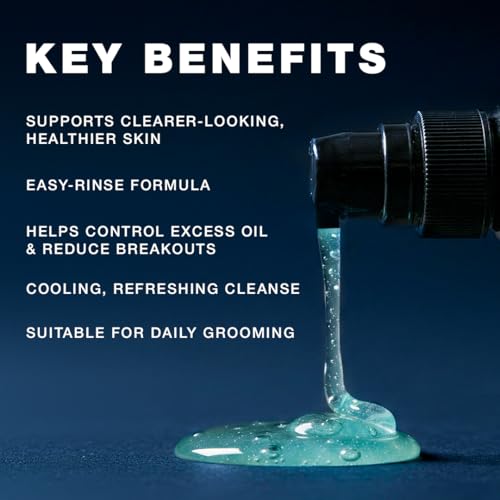 Image of Beardhood Aqua Clear Face Wash for Men | Fight Acne & Pimples, Brighten Skin, Clears Dirt, Oil Control, Refreshing Feel - Multi-Action Formula - Pack of 2