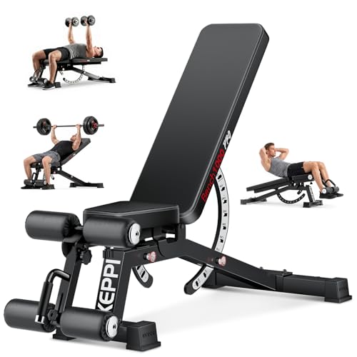 Keppi 1200LB Heavy Duty Adjustable Workout Bench