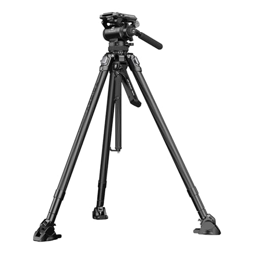 Image of SmallRig x Potato Jet Tribex Hydraulic Carbon Fiber Tripod, Fast Extend Camera Video Tripod with 4-Step Counterbalance Fluid Head 5755