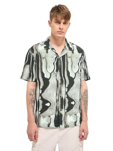 Image of THE BEAR HOUSE Digital Printed Regular Fit Casual Shirt