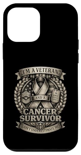 Im A Veteran And A Cancer Survivor Dont Underestimate Me �X�}�z�P�[�X iPhone 12 mini �p
