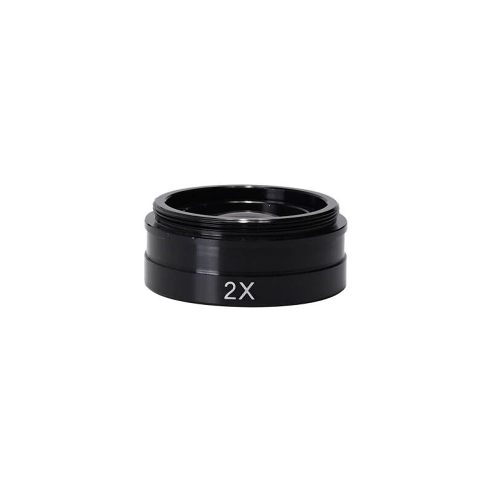 Edede 2X Microscope Lens, 2.0X/0.5X / 0.3Xauxiliary Objective Glass Lens Applicable To 10A 180X 300X Lens Industry Video Microscope Camera(2X)