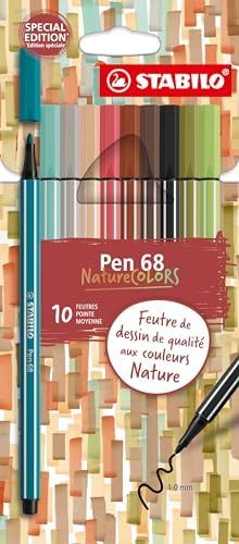 STABILO Feutre Pen 68, épaisseur De Mine: 1,0 Mm, Ocre Clair