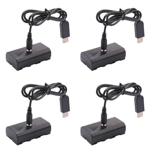 Batterie factice NP F550 pour éviter les pannes de batterie USB 5V