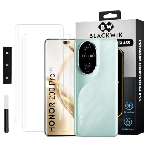 Image of Blackwik UV Curved Tempered Glass for Honor 200 Pro | 2-Pack