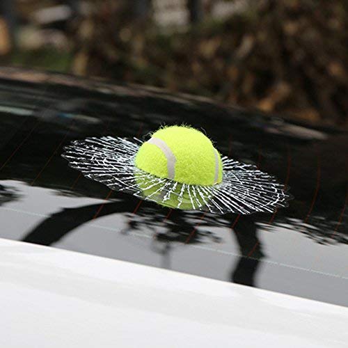 FineFun 3D Car Stickers Funny Auto Car Styling Ball Hits Car Body Window Sticker Self Adhesive (Tenn - //coolthings.us