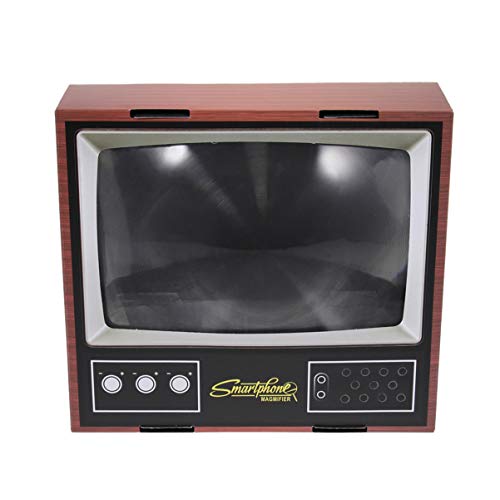 ULTECHNOVO Lupa de Tela 2Pcs Lupa Retro Do Telefone Móvel Televisão Em Forma de Telefone Suporte Tel