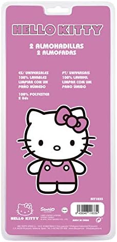 HELLO KITTY KIT1035 Podkładki do pasów bezpieczeństwa, czarne