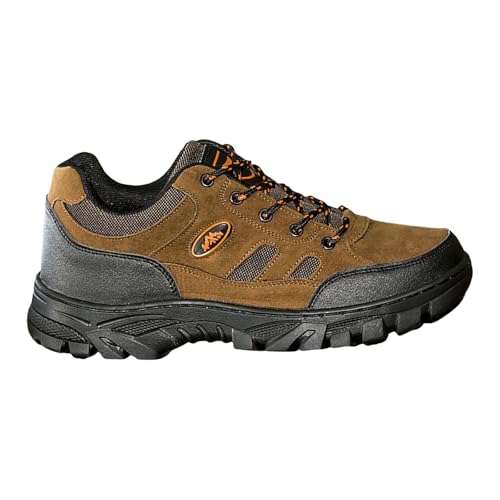 Generisch Zapatos de trekking para mujer y hombre, impermeables, para exteriores, para montañas, con pies anchos, para escalar, caminar, antideslizantes, para senderismo, deporte, trekking, caqui, 45