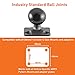 iBOLT 38mm / 1.5 inch Ball Composite AMPS Adapter Plate for Industry Standard Dual Ball Socket mounting arms
