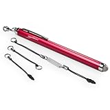 BoxWave EverTouch Capacitive Stylus - (Newest Technology) Touchscreen iPad 3 Stylus with Ultra Durable FiberMesh Fabric Tip for Apple iPad 3, iPad 2, iPhone 4S / 4, Amazon Kindle Fire, Nexus 7, All Touch Screen Tablets - Rose Pink