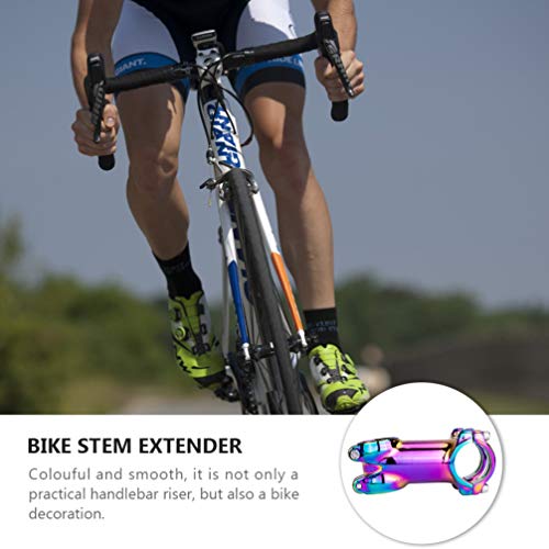 CLISPEED 1 Unidade Haste De Bicicleta Extensor De Pescoço De Bicicleta Riser De Extensão Haste De El