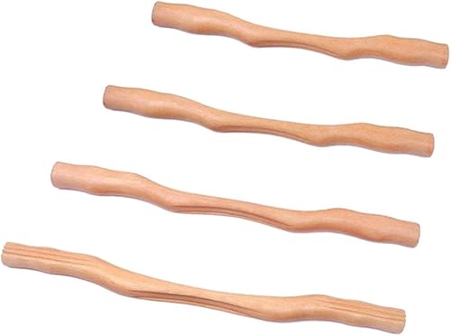 Miniatura 5 de pistro Varilla de raspado de madera Herramientas de masaje muscular masajeador de espalda - 4 piezas