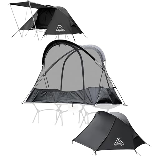 Tente de randonnée TENPLAY 3,1 kg en nylon 70D avec poteaux alu