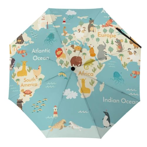Parapluie de voyage automatique compact pour rester au sec lors de vos trajets quotidiens