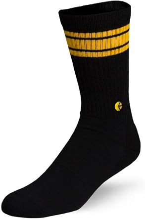 Ethika Men's Crew Socks, Soft Athletic Socks for Everyday Wear and Sport - CS - Red Mineral Wash