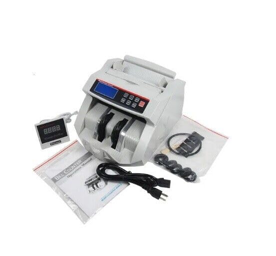 Conta Banconote Denaro Contatore Con Display LED Contabanconote Professionale Con Rivelatore di Banconote False UV/MG 1000 Banconote al Minuto