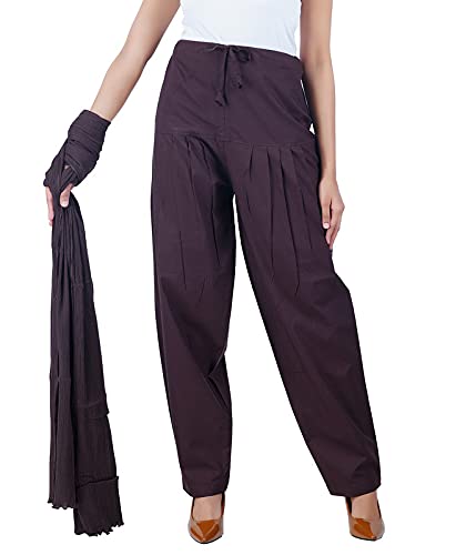 happy bunny Cotton Salwar Pant with Dupatta Colour Combo for Women – Ethnic Style, Traditional Indian Wear, Comfort Fit with Drawstring, Ideal for Office, Festive, Casual & All-Day Wear-picture-13
