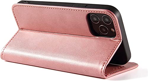Étui iPhone 14 Plus rose anti-choc protégeant l'écran avec porte-carte intégré - 4