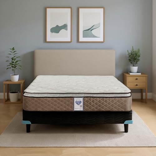 Opiniones y reviews de Spring Air Posture Comfort los 10 mejores. 46 Spring Air Colchon Queen Size Berkeley + Box, Cama con Máximo Soporte y Confort Ortopédico de Firmeza Media Es Hipoalergénico y Anti ácaros - 5 años de Garantía