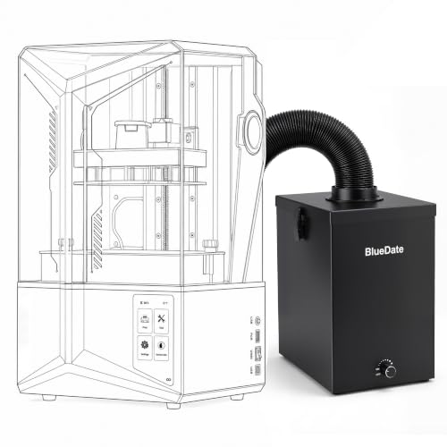 BlueDate 3D Printer Air Purifier Compatible with for Bambu L...