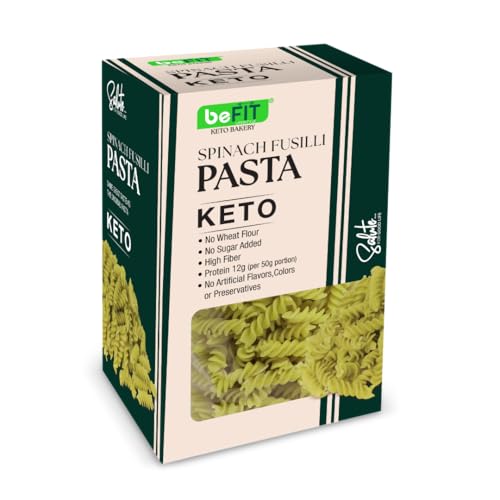 Zaadna Keto Spinach Pasta Fusilli 200g