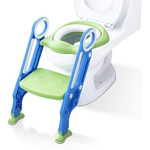 BabyBond Töpfchentrainer Kinder-Töpfchen Toilettensitz Trainer Sitz für Kinder Toiletten Training mit Leiter/Treppe Cover