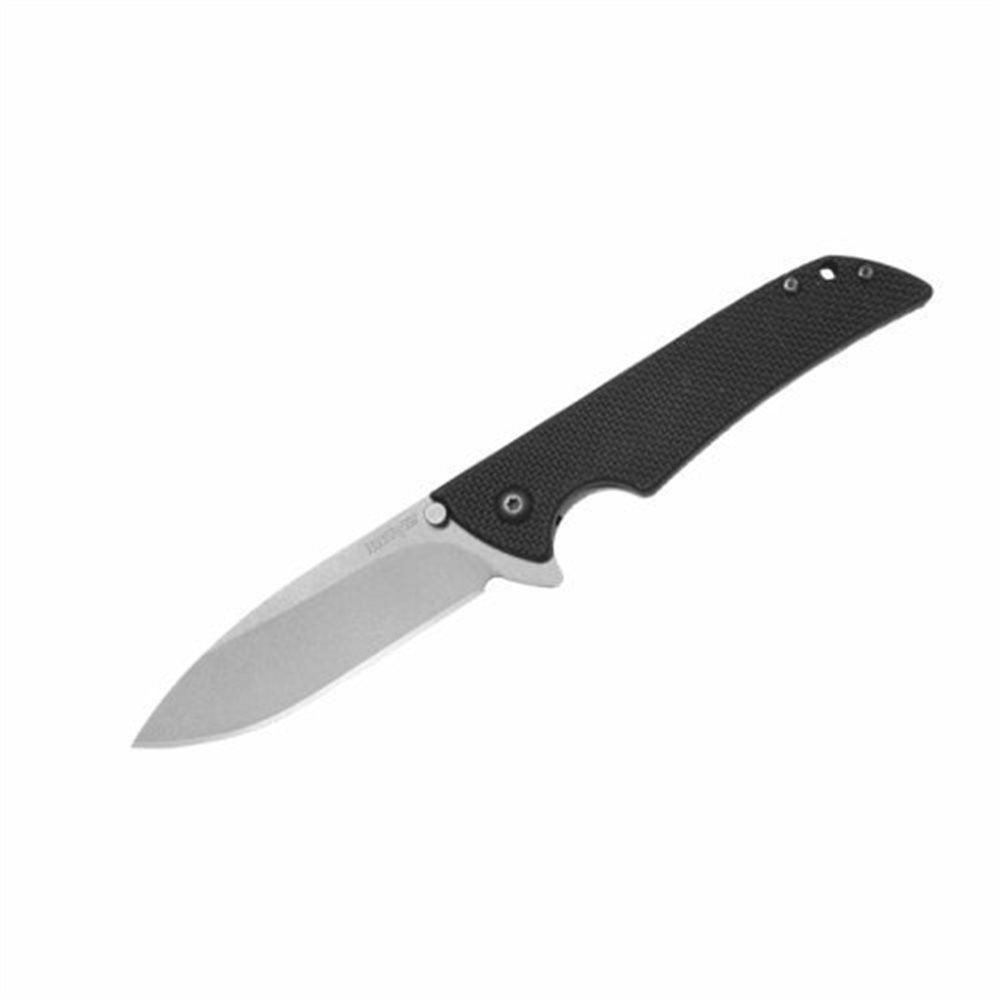 Kershaw Skyline (1760), Lightweight Pocketknife, Manual Open 3.1” High-Performance Sandvik 14C28N Stainless Steel Blade, Stonewashed Finish, Textured G-10 Handle, Reversible Pocket Clip, 2.5 OZ