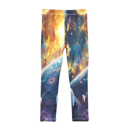Toddler Girls Leggings Printed Yoga Pants Leggings Milky Way for Kids2