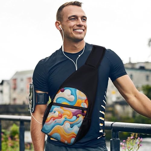 Bolso bandolera casual para senderismo y viaje miniatura 3