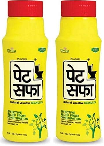 Pack of 6 Herbal Laxative Granuals Pet Saffa Granules Constipation Relief Digestive 100 Gram Each