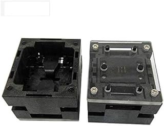 Gimax QFN6 WSON6 VSON6 DFN6Burn in Socket Open Top Pogo Pin IC Test Socket Pitch 0.65mm Chip Size 2x2 Flash Adapter Programming Socket